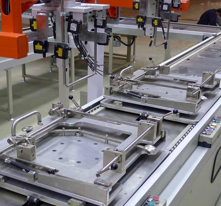 Línea de ensamblaje de asientos de automóvil