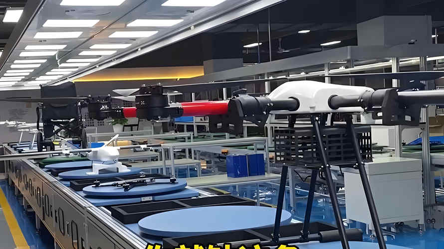 Línea de ensamblaje de UAV